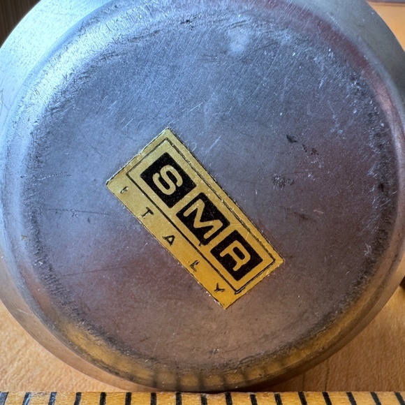 Mini Pewter Cup with Handle, SMR Italy, Vintage - Picture 10 of 10